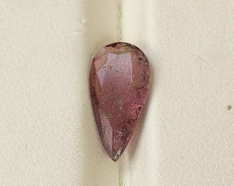 Natural Tourmaline 2 Ct Pear Shape Faceted Cut Loose Gemstone, African Pear Tourmaline Stone For Jewelry/Pendant Making