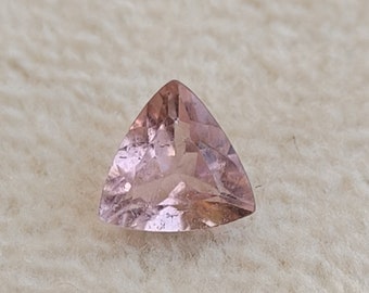 Natural Tourmaline 0.80 Ct Trillion Cut Pink Gemstone, Tourmaline Ring Size Stone For Ring/Pendant Stone