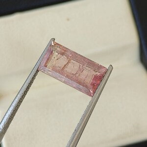 Natural Tourmaline Baguette 2.50Cts Loose Gemstone, Tourmaline Pink Color Stone, For Jewelry Making