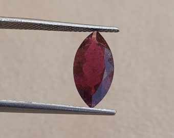 Natural Red 1.95 Ct Tourmaline Faceted Cut Gemstone, Tourmaline Pear Shape Loose Stone, Tourmaline Pendant/Jewelry Stone