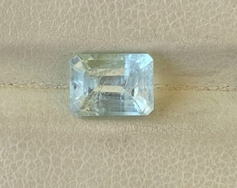 Natural Faceted Aquamarine Octagon Cut Loose Gemstone, AAA Quality Loose Stone, For Ring Stone