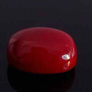 4-8 Carat AAA Coral Stone Red Color, Cabochon Loose Gemstone Coral For Men & Woman Ring Size Red Stone, Anniversary Gift Item