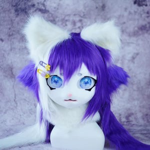 Kigurumi Fursuit Mask for Cosplayers | Breathable Animal Head | Custom Character Costume | Beginner Friendly Furry Hood