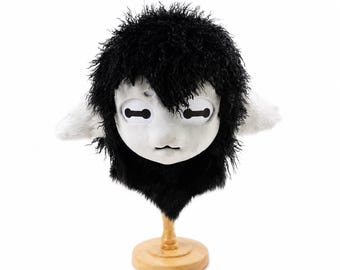 Lamb Fursuit Head, Custom fursuit head, Animal Furry Cosplay Head, Therian mask, Convention Gear, Kawaii Cosplay prop, Halloween Gift