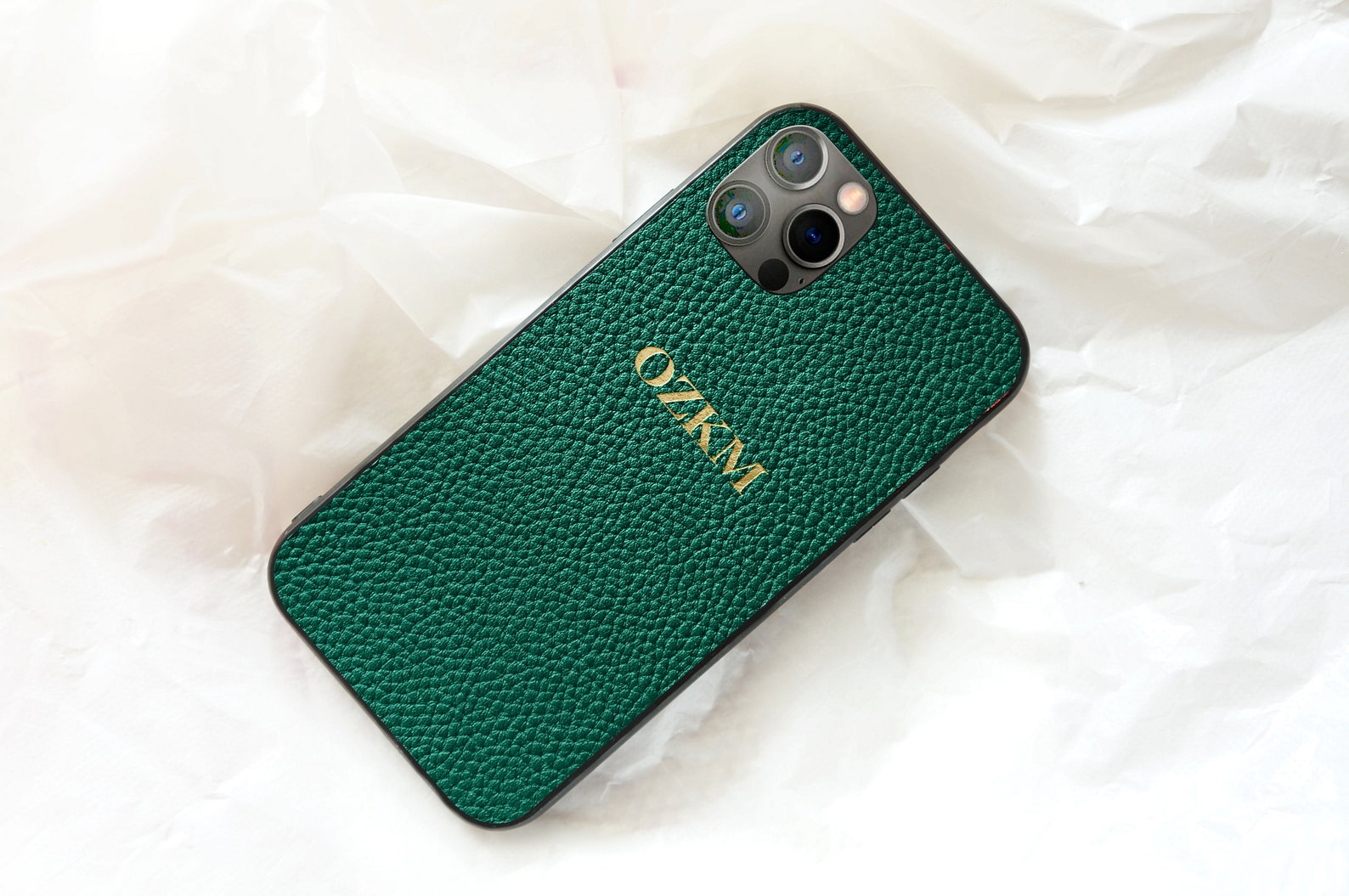 Custom leather iphone Case genuine pebble leather iphone Etsy