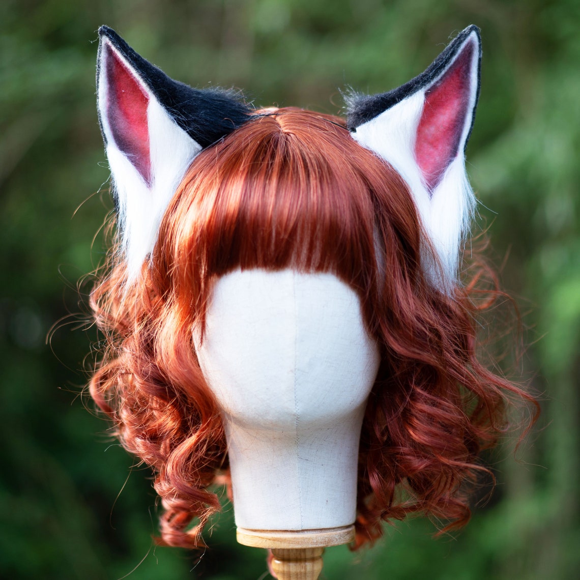 Fire Wolf Ears Headband Cosplay Ears Red Wolf Ears Headband - Etsy