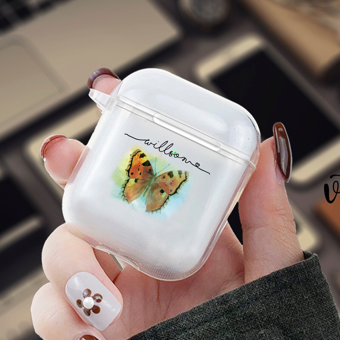 Custom AirPod Case airpods cover butterfly airpods case Etsy