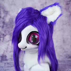 Little Pony fursuit head, comic con accessories, cosplay convention gift, Halloween Face Head Furry Fursuit, Kigurumi Character