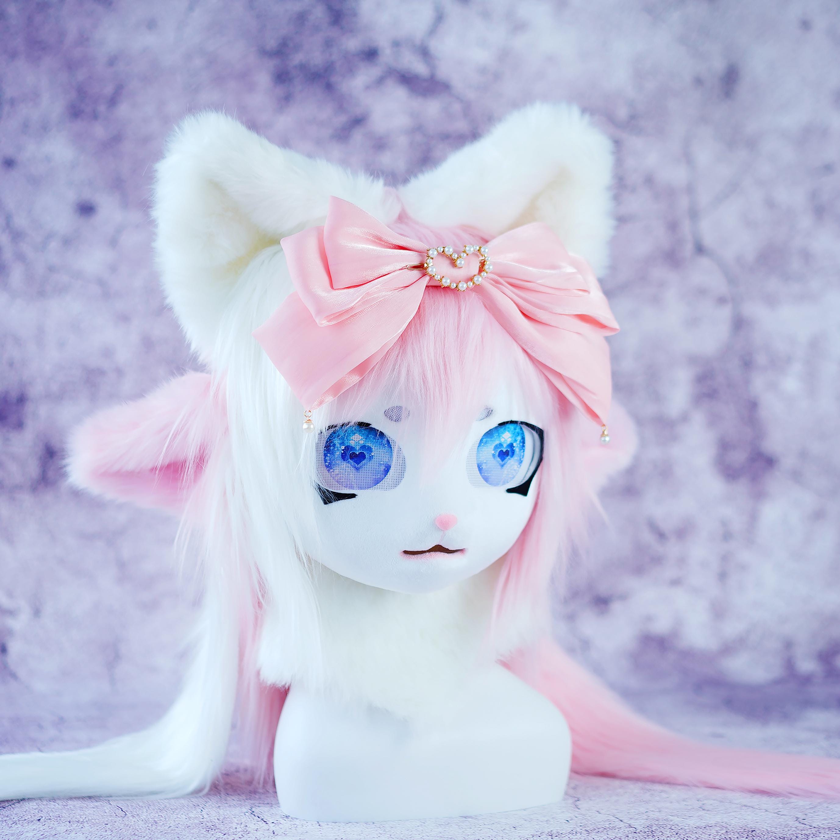Realistic Fursuit Mask, High-quality Faux Fur Mask, Furry Character ...