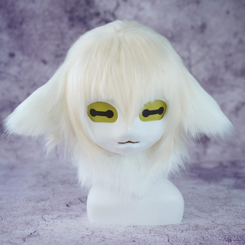 Fursuit Mask | Faux Fur Animal Head for Furry Conventions & Cosplay ...