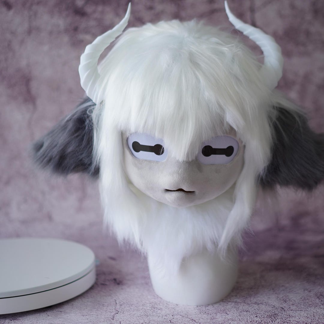 獣人系 未完成 着ぐるみ アニマルマスク レジンアイ 3Dプリント耳 Kig 獣人系 未完成 着ぐるみ アニマルマスク レジンアイ 3Dプリント耳 Kig