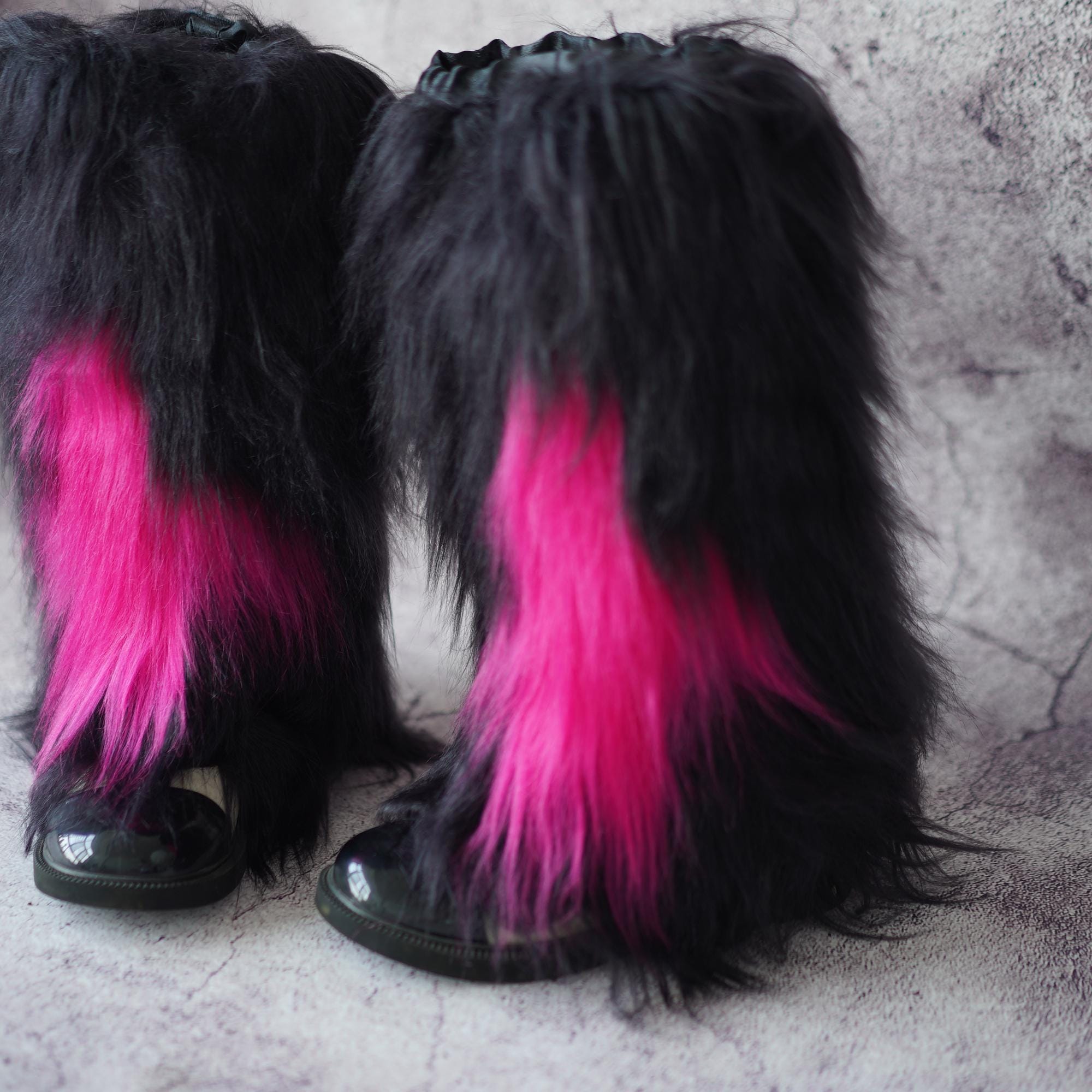 Kawaii Fluffy Leg Warmers Anime Cosplay Kigurumi Accessories Cute ...