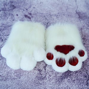 Soft Plush Cosplay Paws for Fursuit & Costume Play