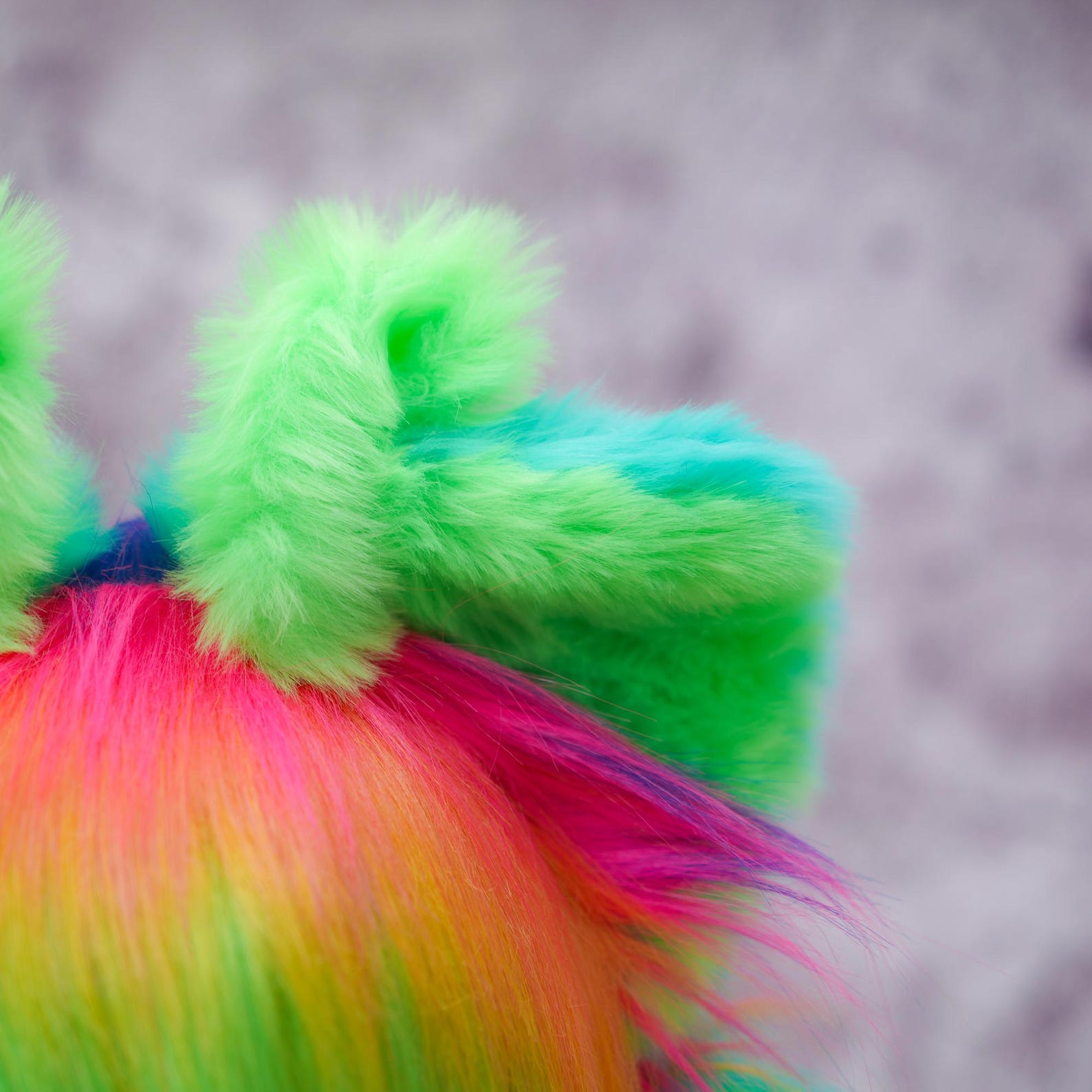 Alien Neno Cat Fursuit Partial Set | Lime Green Cat Fursuit Mask ...