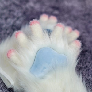Pfoten Handschuhe-5 Finger pelzigen Kunstpelz vegan handgemachte Katzenpfoten, Cosplay Tier pelzige Pfoten für Geburtstagsgeschenk, pelzige Handschuhe für Tochter