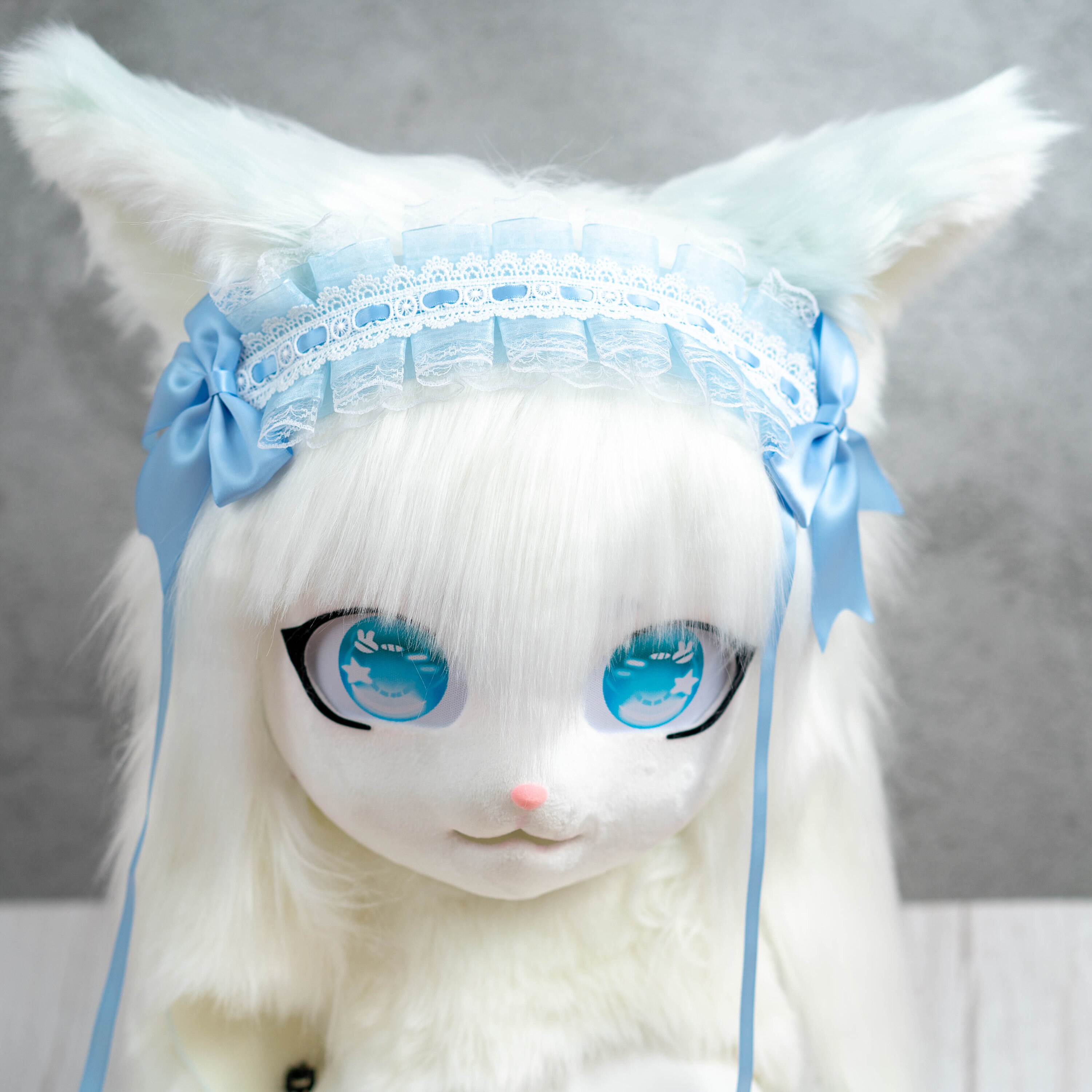 着ぐるみヘッド(ネコ) 着ぐるみヘッド 猫 黄色い 全頭ヘッド ケモノ マスク ファー