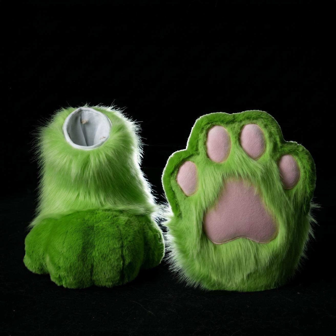 Alien Cat Fursuit Mask Set, Fursuit Paws Set, Furry Gloves and Shoes ...