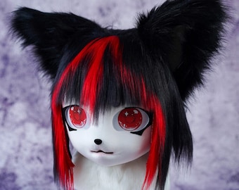Custom Fursuit Mask – Realistic Cosplay Animal Mask for Conventions & Furry Events