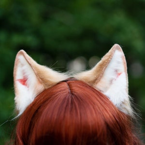 Shiba Inu ears，Beige  dog ears， 8cm ears ,B032