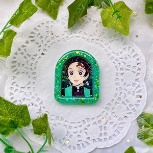 Anime Demon Boy Small Decor Piece-Handmade-Wall Decor-Desk Decor-Cute-Kawaii-Gift