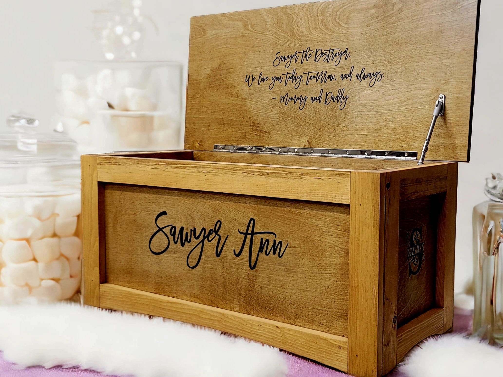 handmade wooden toy boxes for sale