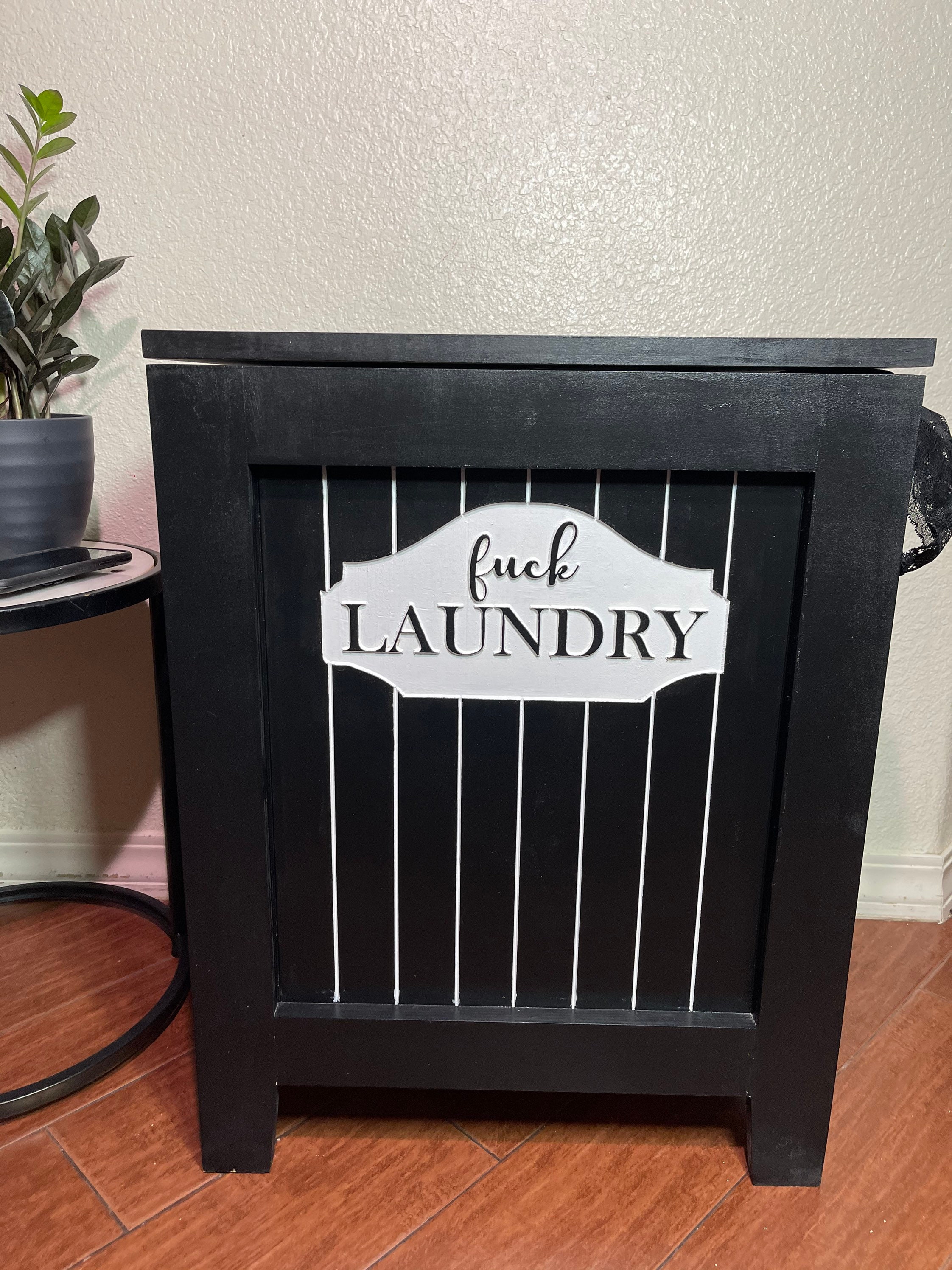 Laundry Hamper Clothes Bin/Basket Rustic Farmhouse Shaker Etsy