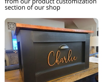 Add-on Product - Laser Cut Name