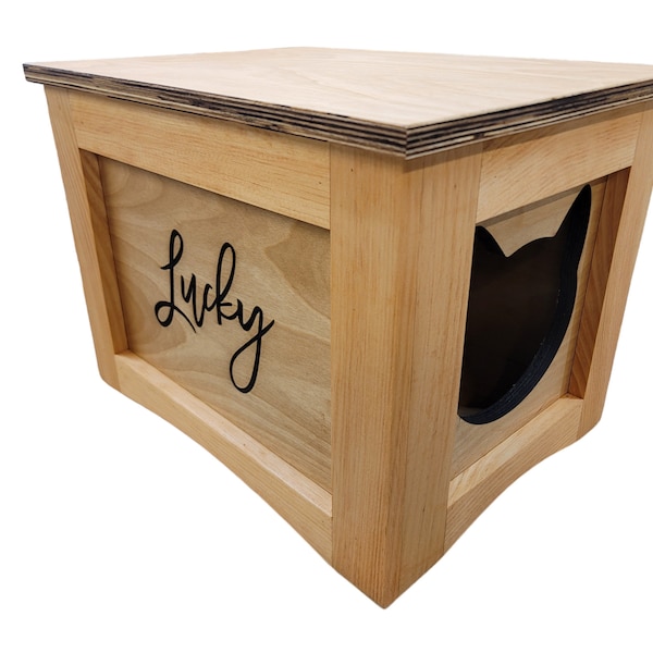 Cat Furniture Hide Litter Box Etsy