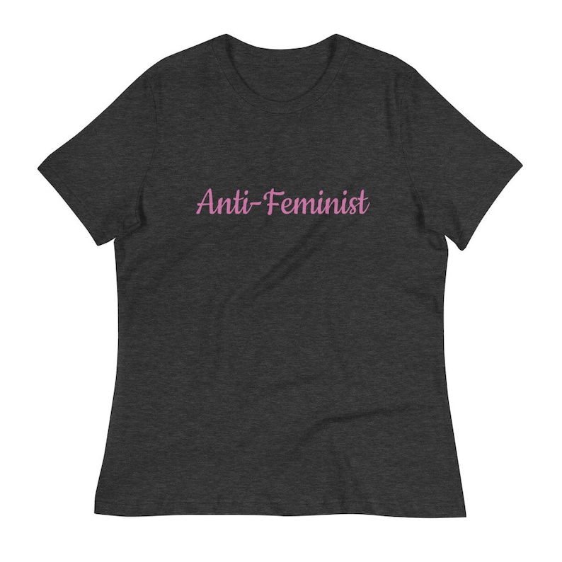 Women's Anti-Feminist T-Shirt Anti-Feminism / Christian | Etsy