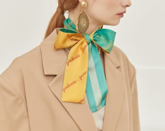 1 Twilly Desinger Inspired Scarf Handbag Wrap Bandana Hairwrap Neckerchief