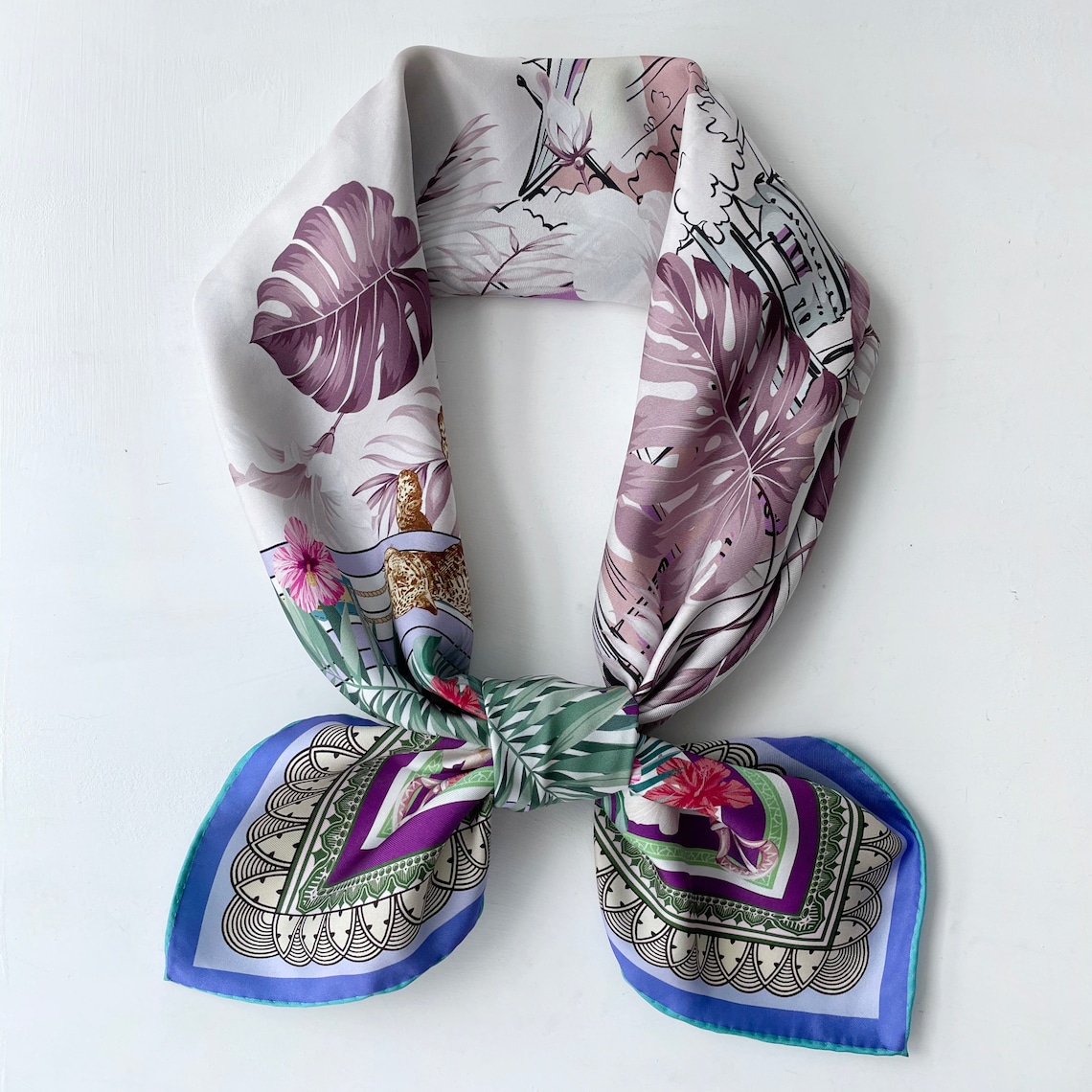 Silk Head Scarf Women Silk Scarf for Hair 16 Momme Silk Etsy