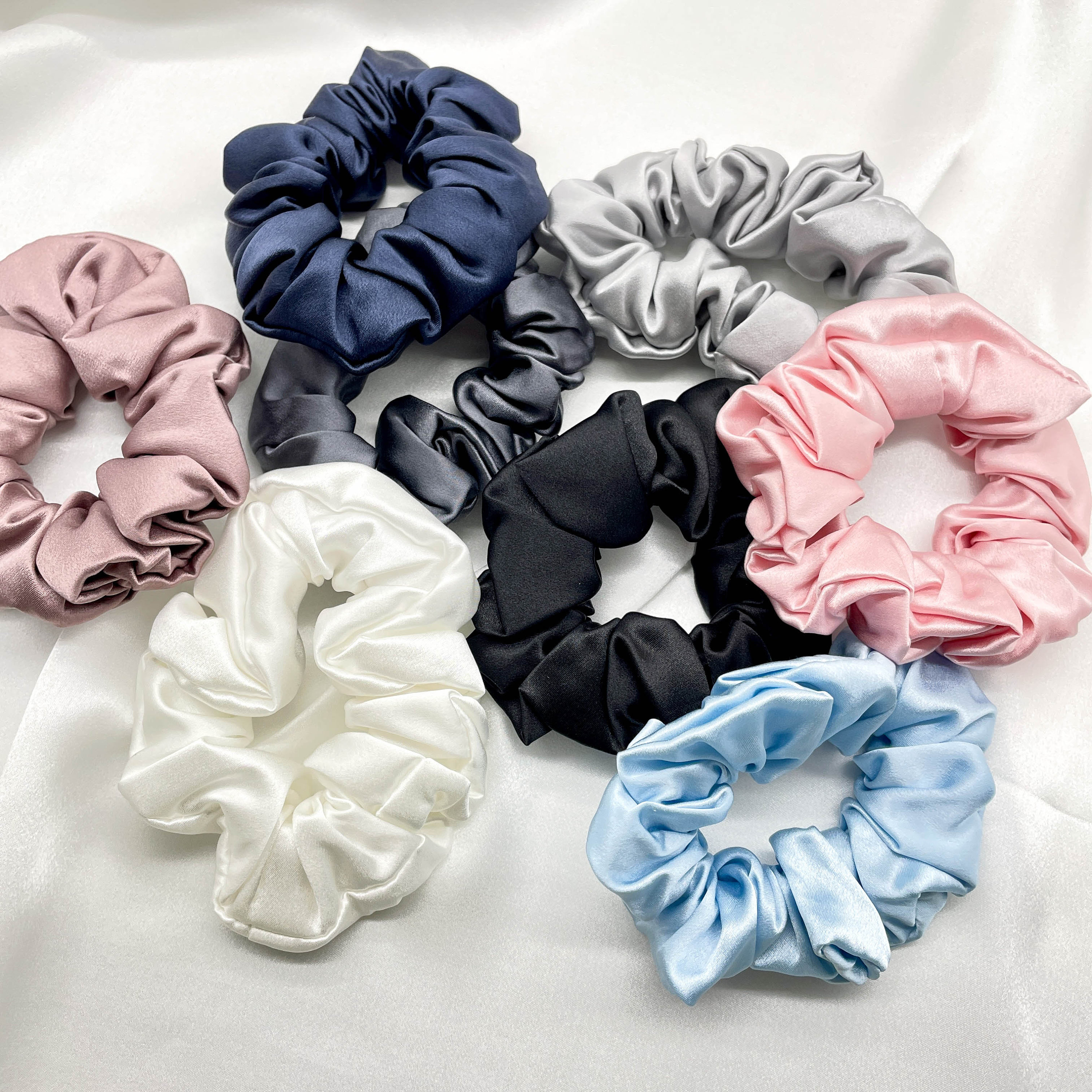3cm Width Silk Hair Scrunchies 22 Momme 100 Pure Silk Women Etsy