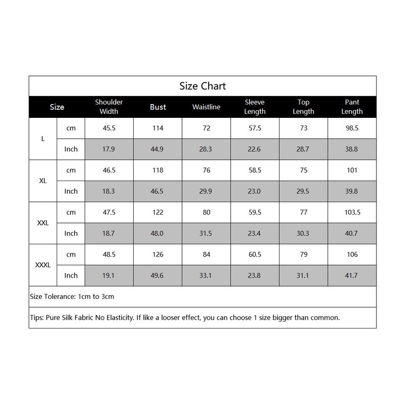 Men's Silk Pajamas Set, Silk Sleeping Wear Set for Mens, 19mm Mulberry