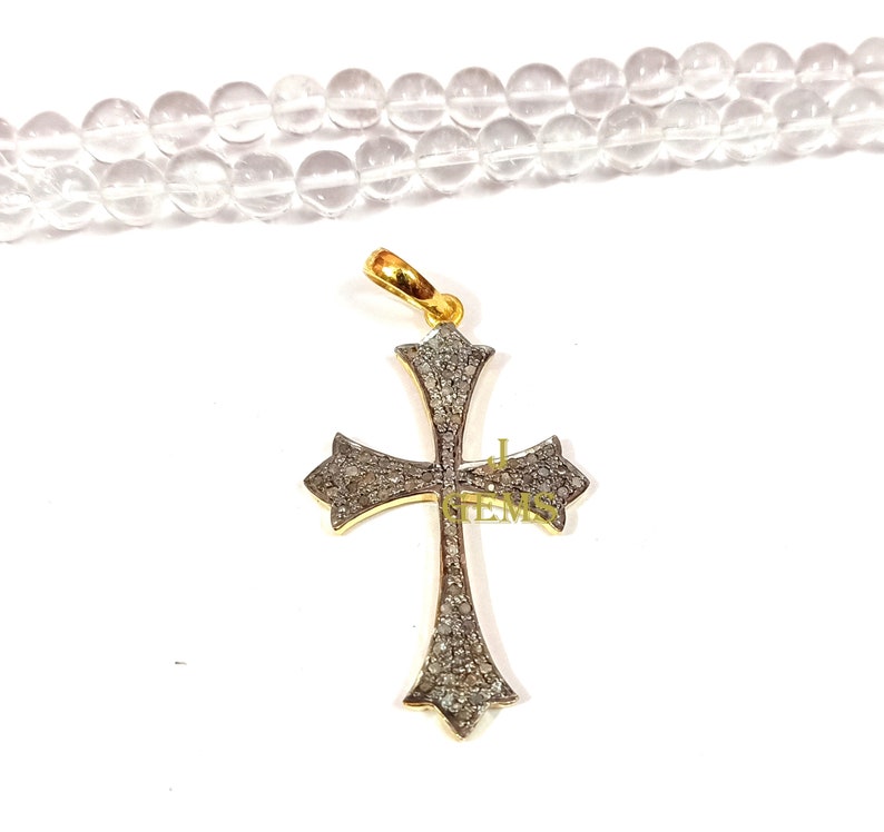 Jesus Cross Pendant on Sale Gift For Her 925 Sterling Silver Pave Diamond Pendant Religious Pendant Christmas Gift Handmade Jewelry