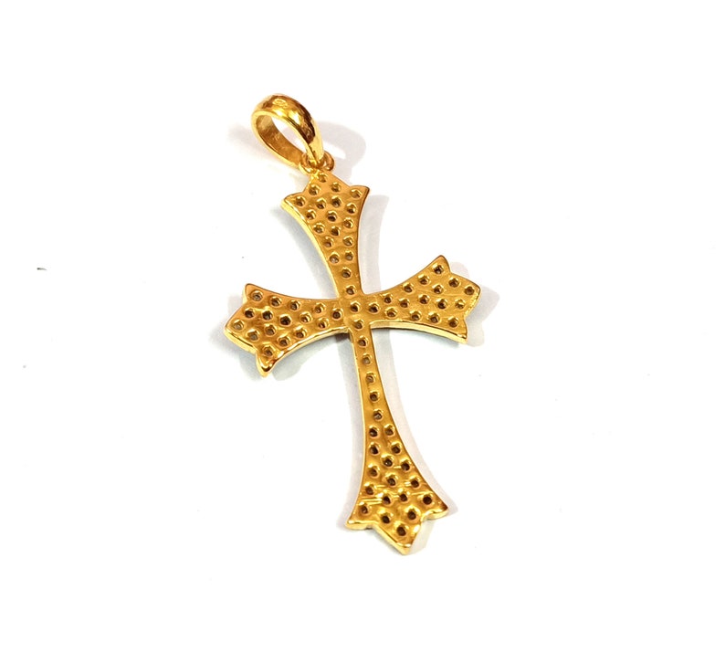 Jesus Cross Pendant on Sale Gift For Her 925 Sterling Silver Pave Diamond Pendant Religious Pendant Christmas Gift Handmade Jewelry