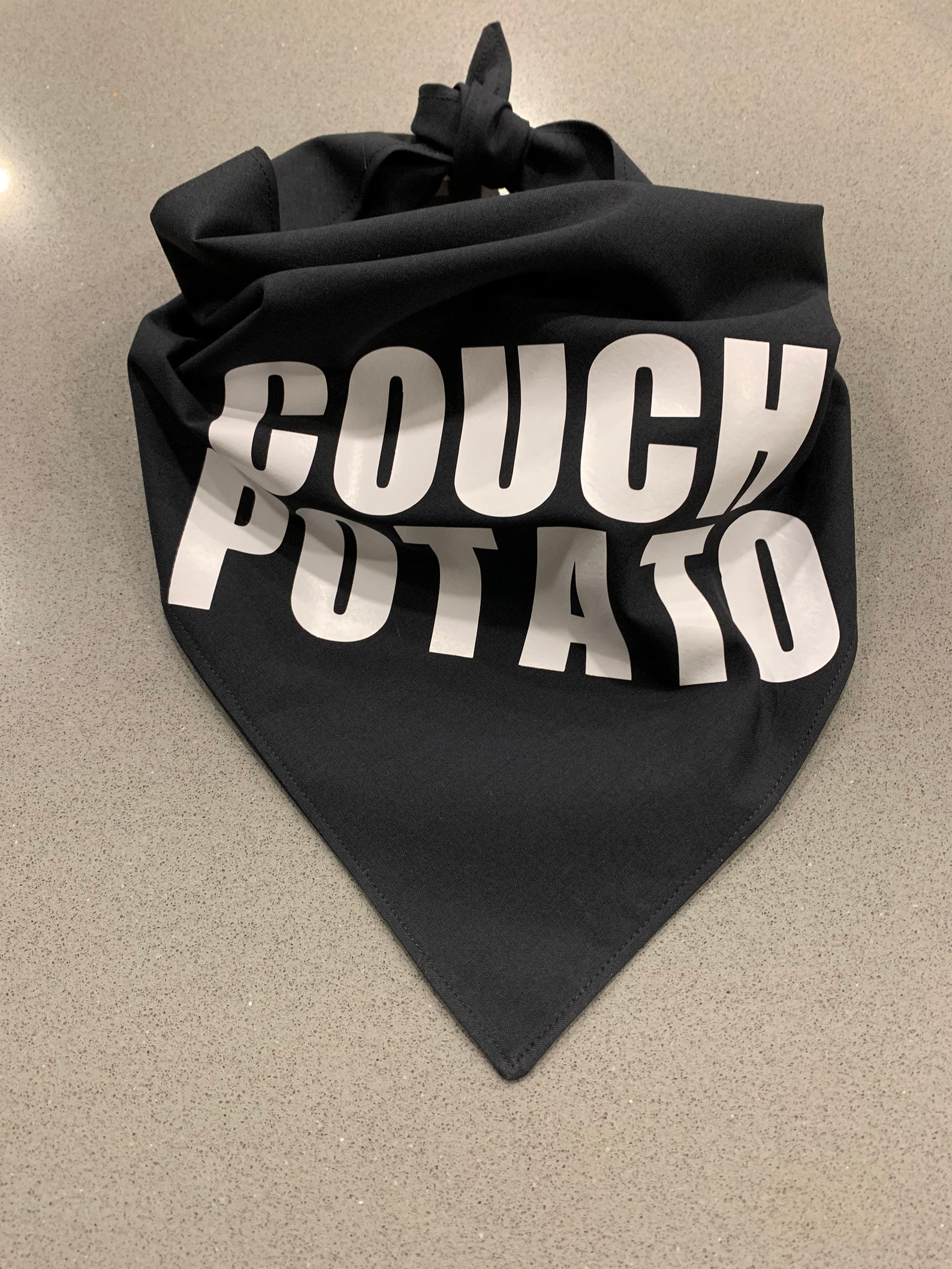 Custom Funny Saying Dog Bandana Etsy