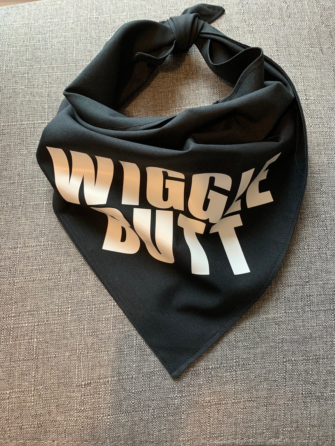 Custom Funny Saying Dog Bandana Etsy