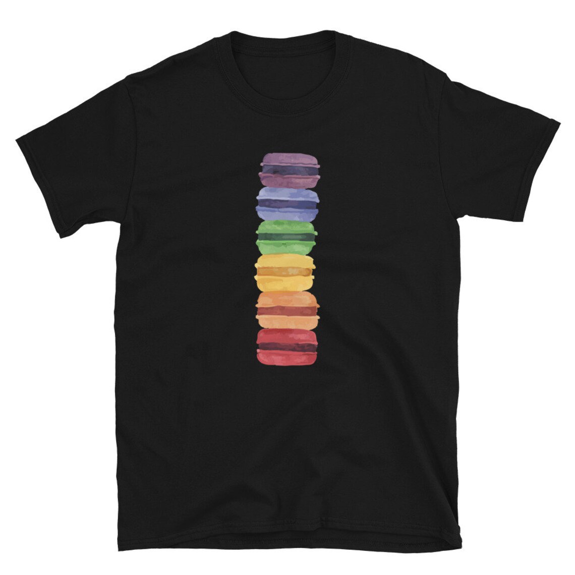 Rainbow macarons T-Shirt rainbow macarons shirt rainbow | Etsy