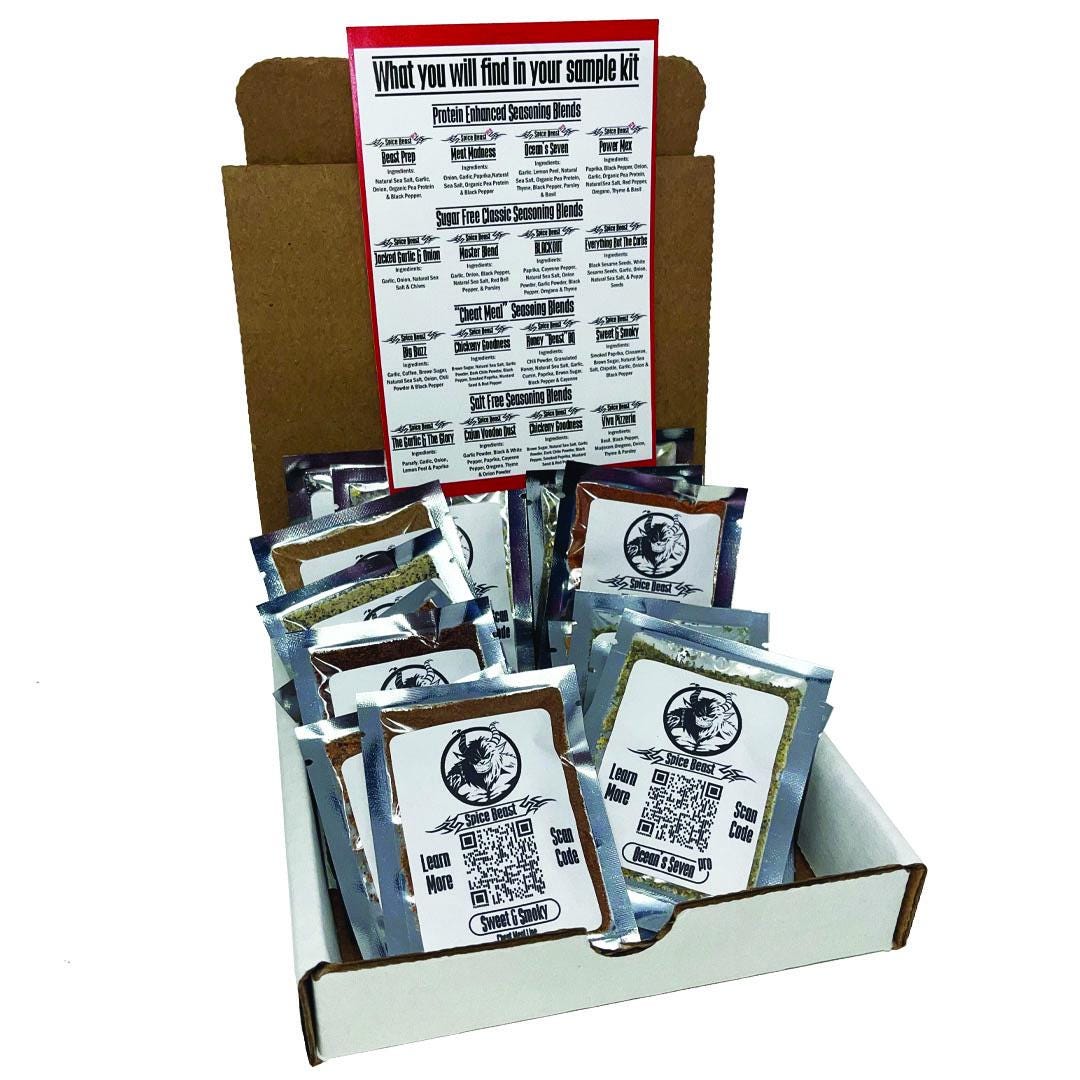 Spice Beast Meal Prep Seasoning Sample Survival Kit