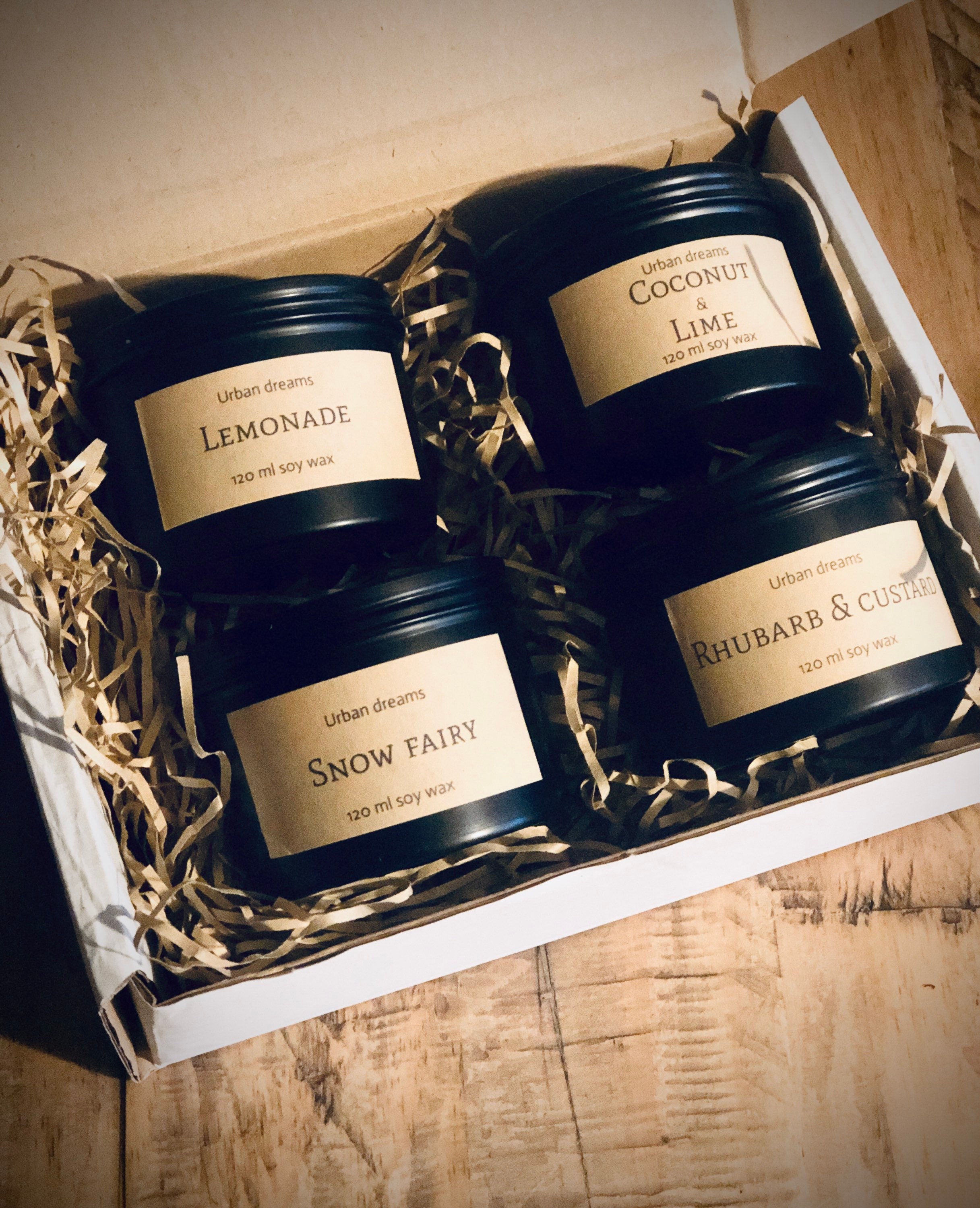 Scented candles gift set of 4 candle gift set handmade Etsy