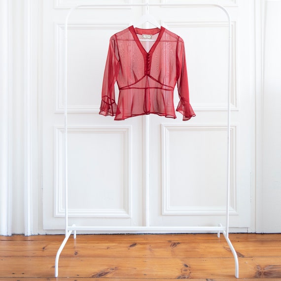 Blouse transparente organza // Usure Studio - Bout