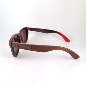 The Eastwood Skateboard Wood Wooden Sunglasses image 3