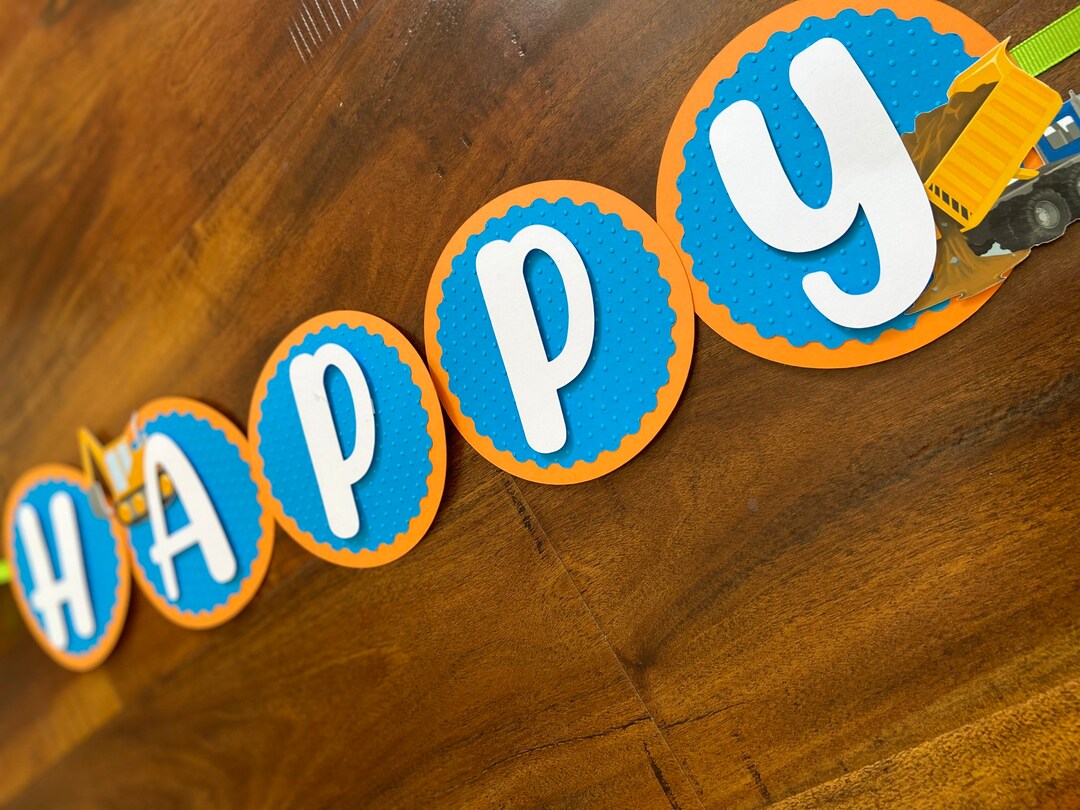 Blippi Birthday Banner, Blippi Birthday Party Decorations, Birthday ...
