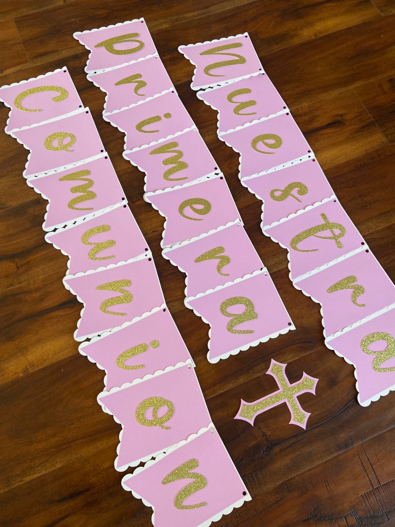 Nuestra Primera Comunion Banner, First Holy Communion Banner, First ...