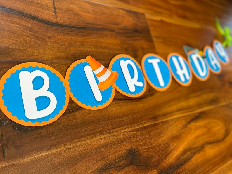 Blippi Birthday Banner Blippi Birthday Party Decorations - Etsy