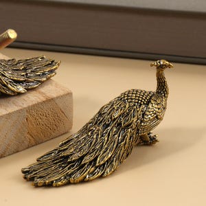 Antique peacock Drawer knobs, bird brass Cabinet Pull Handles Knobs, Custom animal Dresser Knob Pulls, Furniture hardware