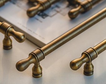 Antik Messing Schrank Knäufe Griffe Knäufe Schublade Knäufe Schrank Knöpfe Schwarz Bronze Dresser Knob Pulls Küche