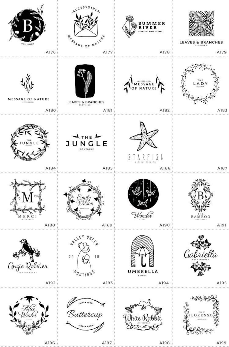 Custom Logo Stamp Acrylic Rubber Stamp Custom Business Etsy