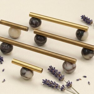 Viola ball Cabinet handle Kitchen drawer pulls luxury wardrobe hardware modern cupboard knob pull
