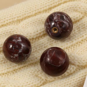 Rosso Marmor Messing Schrank Knäufe Küchenschubladenknäufe Griffe Knöpfe Benutzerdefinierte gravieren Nordic Style Schubladenknäufe Luxus-Kleiderknauf